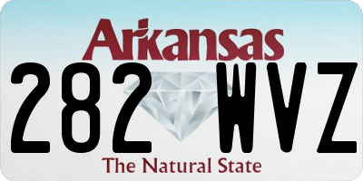 AR license plate 282WVZ
