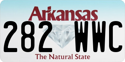 AR license plate 282WWC