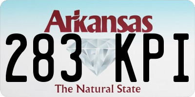 AR license plate 283KPI