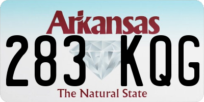 AR license plate 283KQG