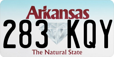 AR license plate 283KQY