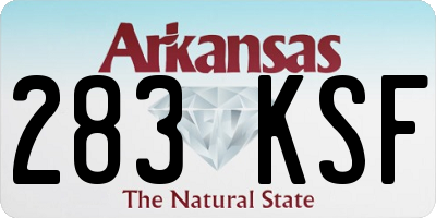 AR license plate 283KSF
