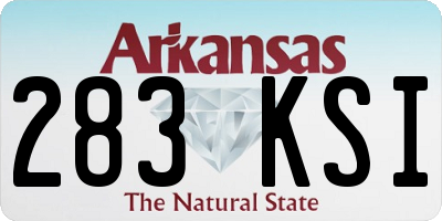 AR license plate 283KSI