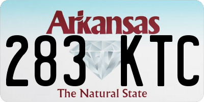 AR license plate 283KTC