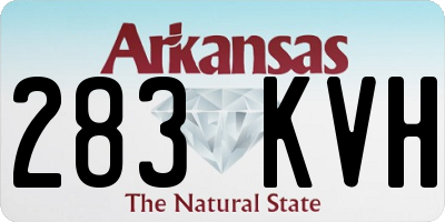 AR license plate 283KVH