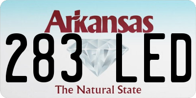 AR license plate 283LED