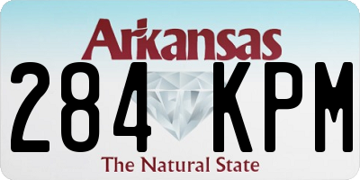 AR license plate 284KPM