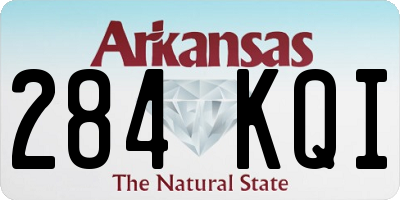 AR license plate 284KQI