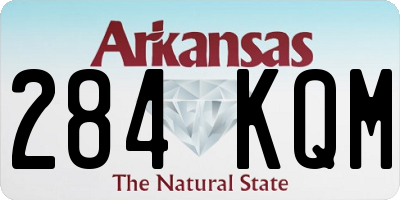 AR license plate 284KQM