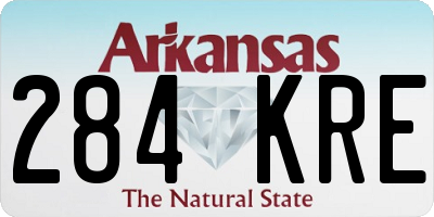 AR license plate 284KRE