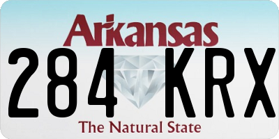 AR license plate 284KRX