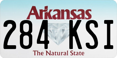 AR license plate 284KSI