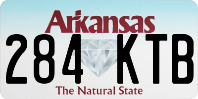 AR license plate 284KTB