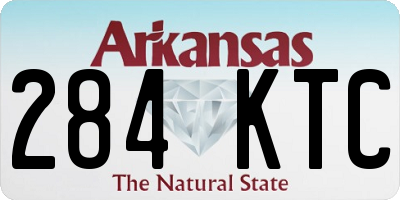 AR license plate 284KTC