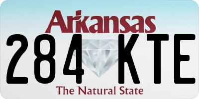 AR license plate 284KTE