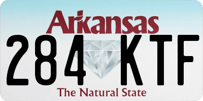 AR license plate 284KTF