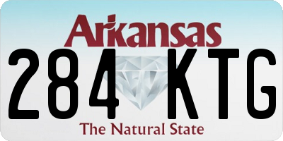 AR license plate 284KTG