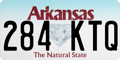 AR license plate 284KTQ