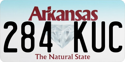 AR license plate 284KUC
