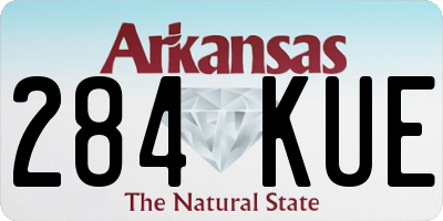 AR license plate 284KUE