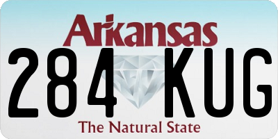 AR license plate 284KUG