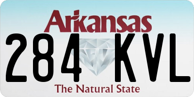 AR license plate 284KVL