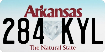 AR license plate 284KYL