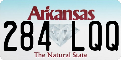 AR license plate 284LQQ