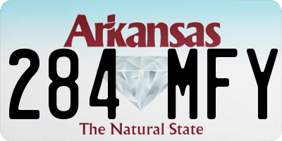 AR license plate 284MFY