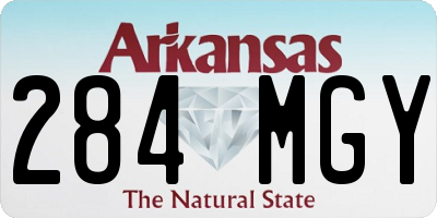 AR license plate 284MGY