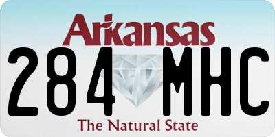 AR license plate 284MHC