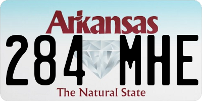 AR license plate 284MHE