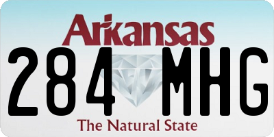AR license plate 284MHG