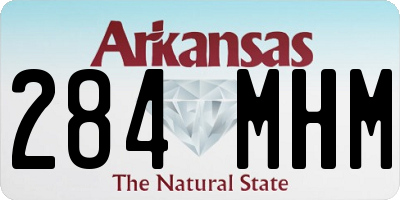AR license plate 284MHM