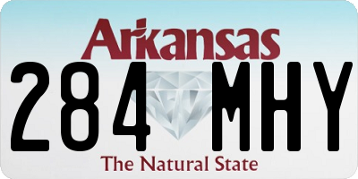 AR license plate 284MHY
