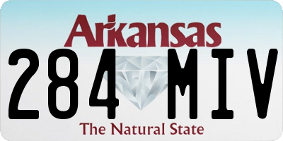 AR license plate 284MIV