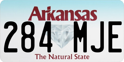 AR license plate 284MJE