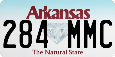 AR license plate 284MMC
