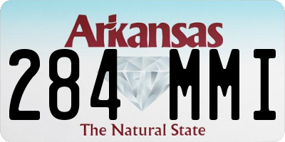 AR license plate 284MMI