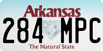 AR license plate 284MPC