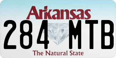 AR license plate 284MTB