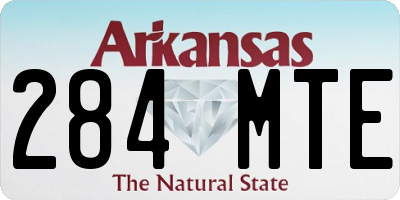 AR license plate 284MTE