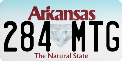 AR license plate 284MTG