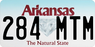 AR license plate 284MTM