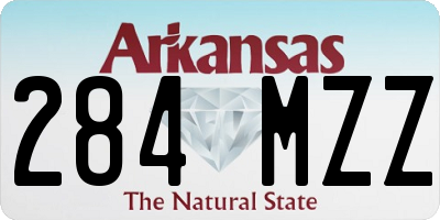 AR license plate 284MZZ