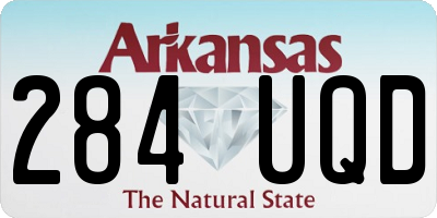 AR license plate 284UQD