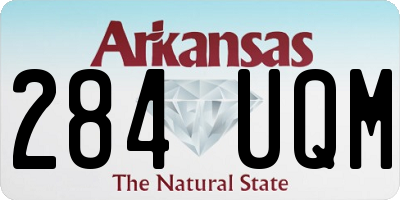 AR license plate 284UQM