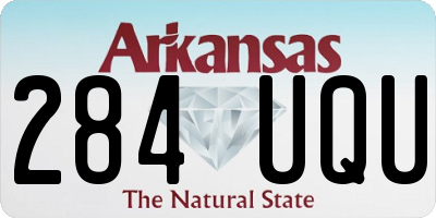 AR license plate 284UQU