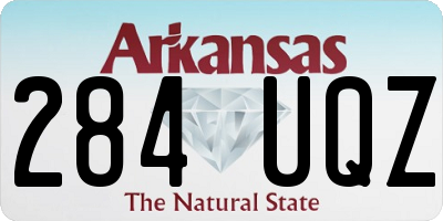 AR license plate 284UQZ