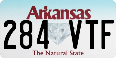 AR license plate 284VTF